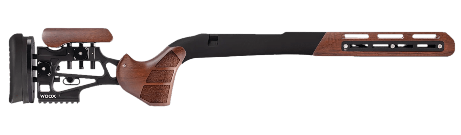 Woox SH.CHS011.13 Furiosa Chassis Walnut Aluminum/Wood Fits Ruger 10/22 Bolt Action 31" OAL