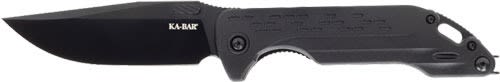 KA-BAR WARTHOG FOLDER 3.75" BLACK LINER LOCK D2!!