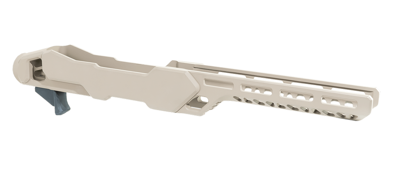 Timber Creek Outdoors ERC1022FDE Enforcer Rifle Chassis Flat Dark Earth Aluminum Fits Ruger 10/22 Compatible w/ MSR Buffer Tubes