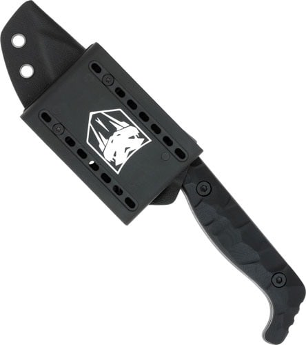 COBRATEC KINGPIN 4" FIXED BLD BLACK D2 STEEL W/KYDEX SHEATH!
