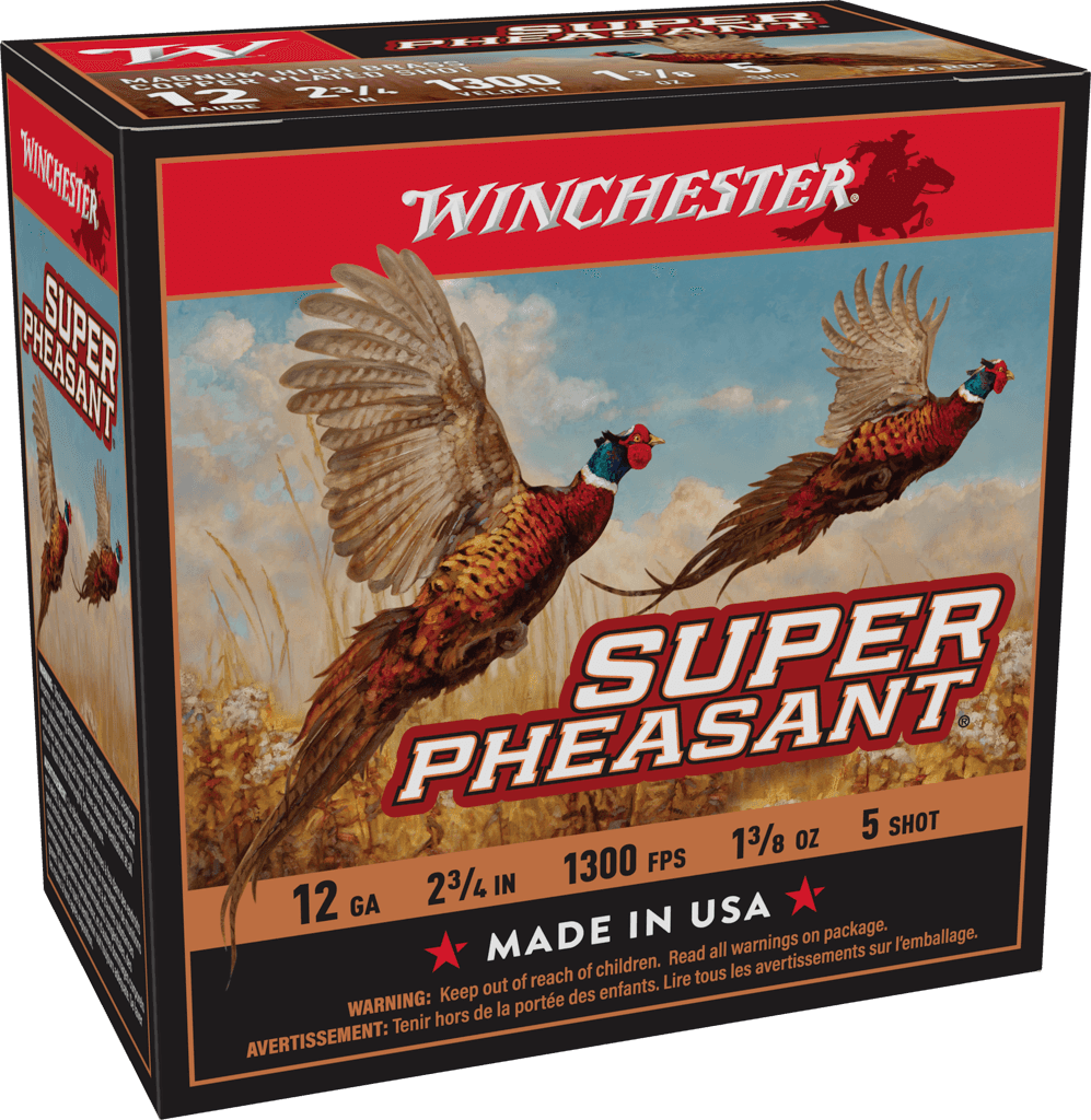Winchester Ammo X12PH5 Super Pheasant Magnum High 12Gauge 2.75" 1 3/8oz 5Shot 25 Per Box/10 Case