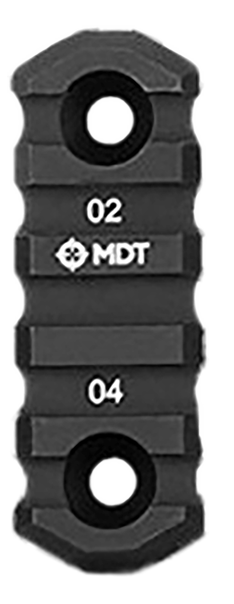 Mdt Sporting Goods Inc 103150BLK M-Lok Picatinny Rail  Black Anodized 2.50" Long