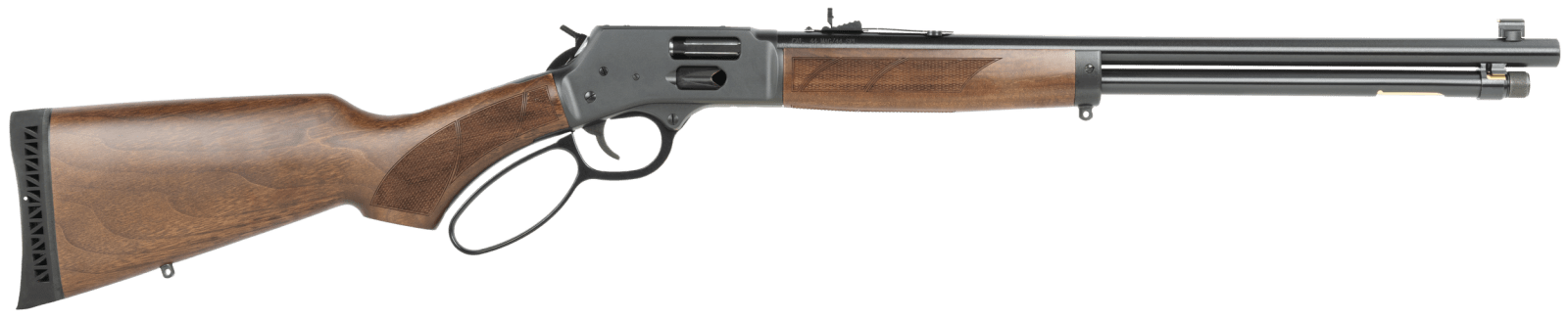Henry H012PG357 Provider 38 Special 357 Mag 10+1 20" Blued Round Barrel, Blued Steel Drilled & Tapped Receiver, American Walnut Fixed w/Pistol Grip Stock