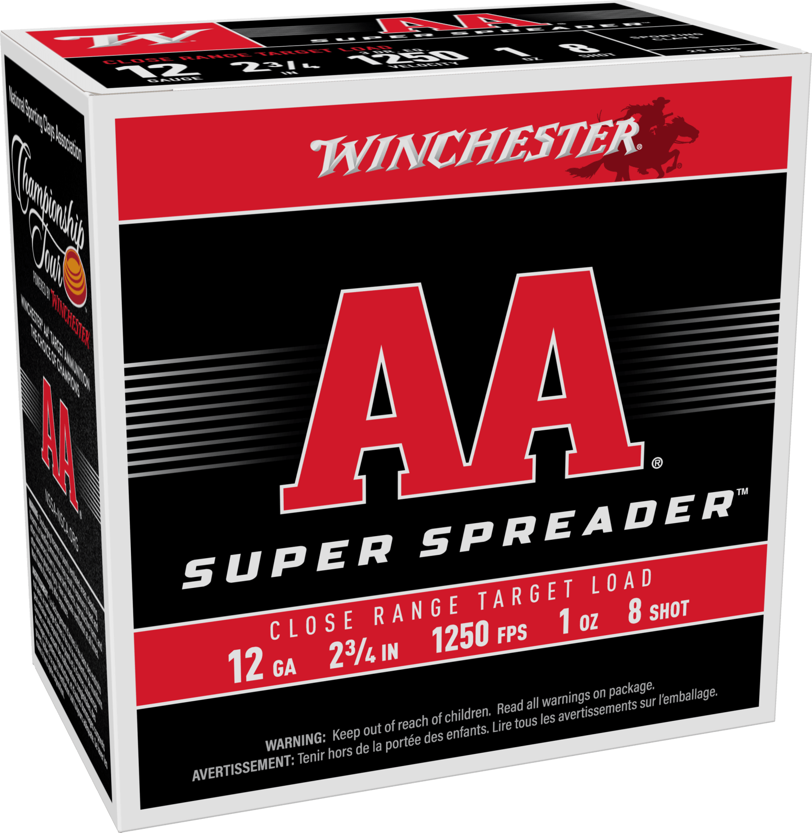 WIN AASL128  12G 2-3/4" #8 AA SPREADER 1     25/10