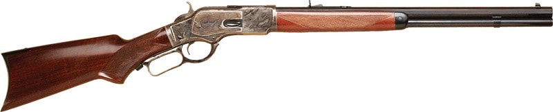 CIMARRON 1873 DELUXE 44-40WIN 20" OCT. CC/BLUED PISTOL GRIP