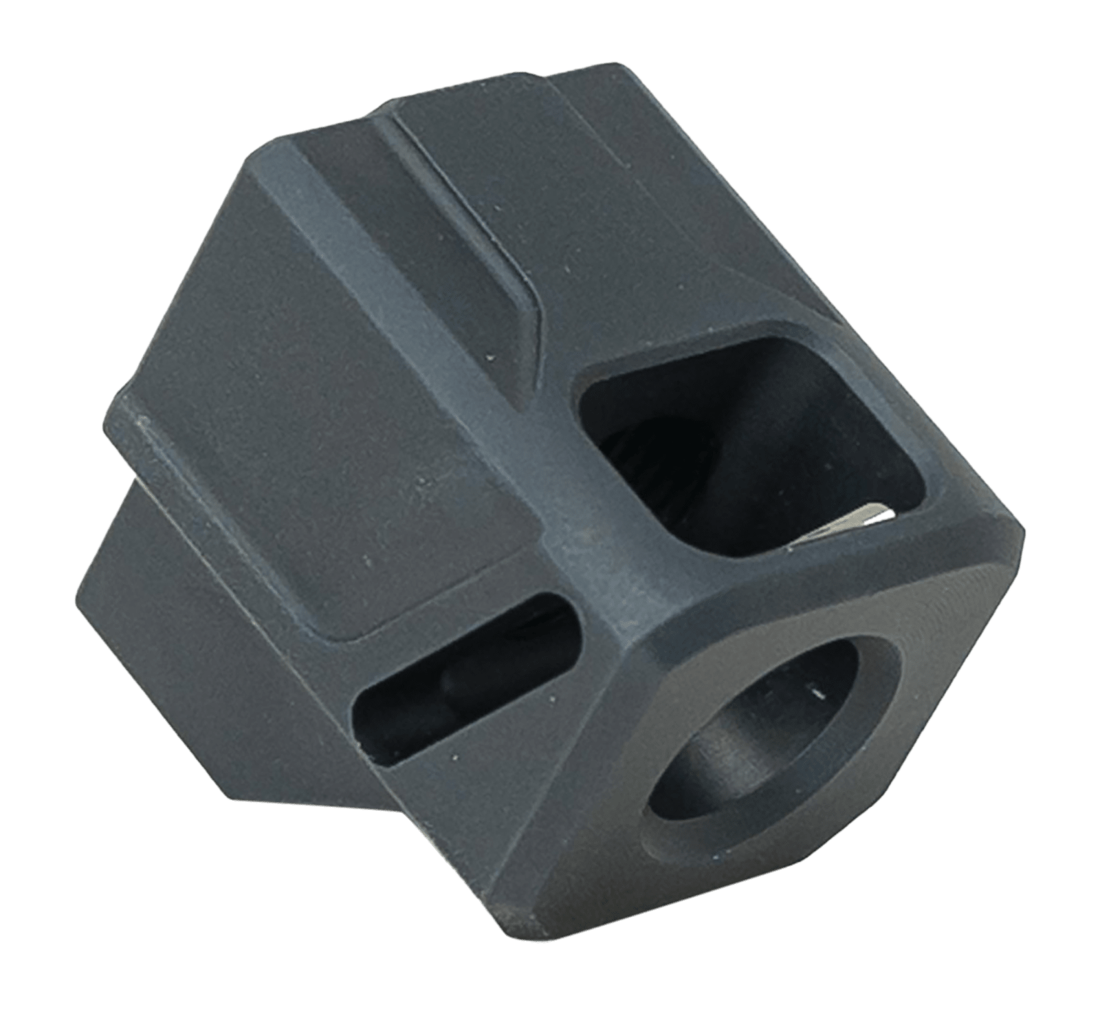 Faxon Firearms FFPACOMPDSMP01 EXOS-514 Compensator for M&P Black Aluminum 1/2"x28 Threads 1.10" OAL 9mm