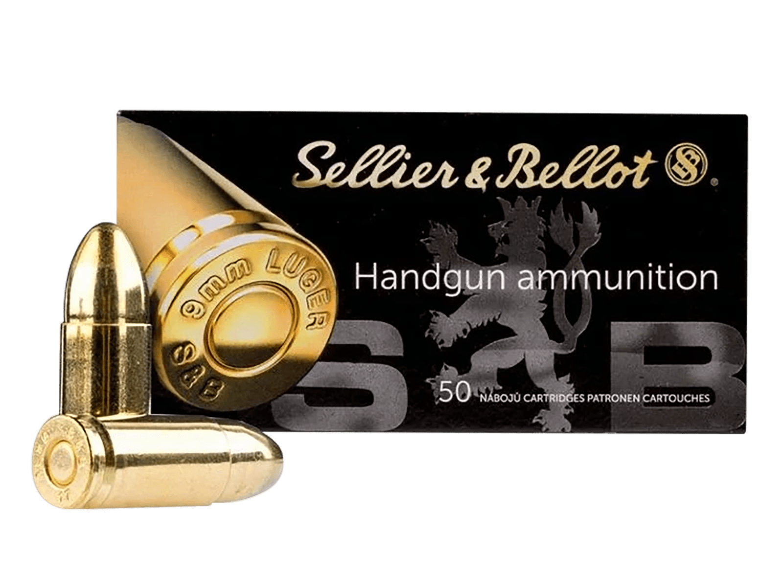 Sellier & Bellot SB9NATO Handgun  9mmLuger 124gr Full Metal Jacket 50 Per Box/20 Case