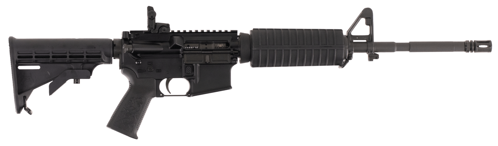Spikes STR5025M4S ST-15 LE M4 Carbine 223 Rem,5.56x45mm NATO 16" No Magazine Black Hard Coat Anodized 6 Position Spikes Tactical M4 Stock