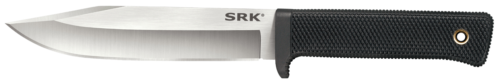 Cold Steel CS38CKE SRK  6" Fixed Clip Point Plain 3-V Steel Blade, 4.75" Black Textured Kray-Ex Handle