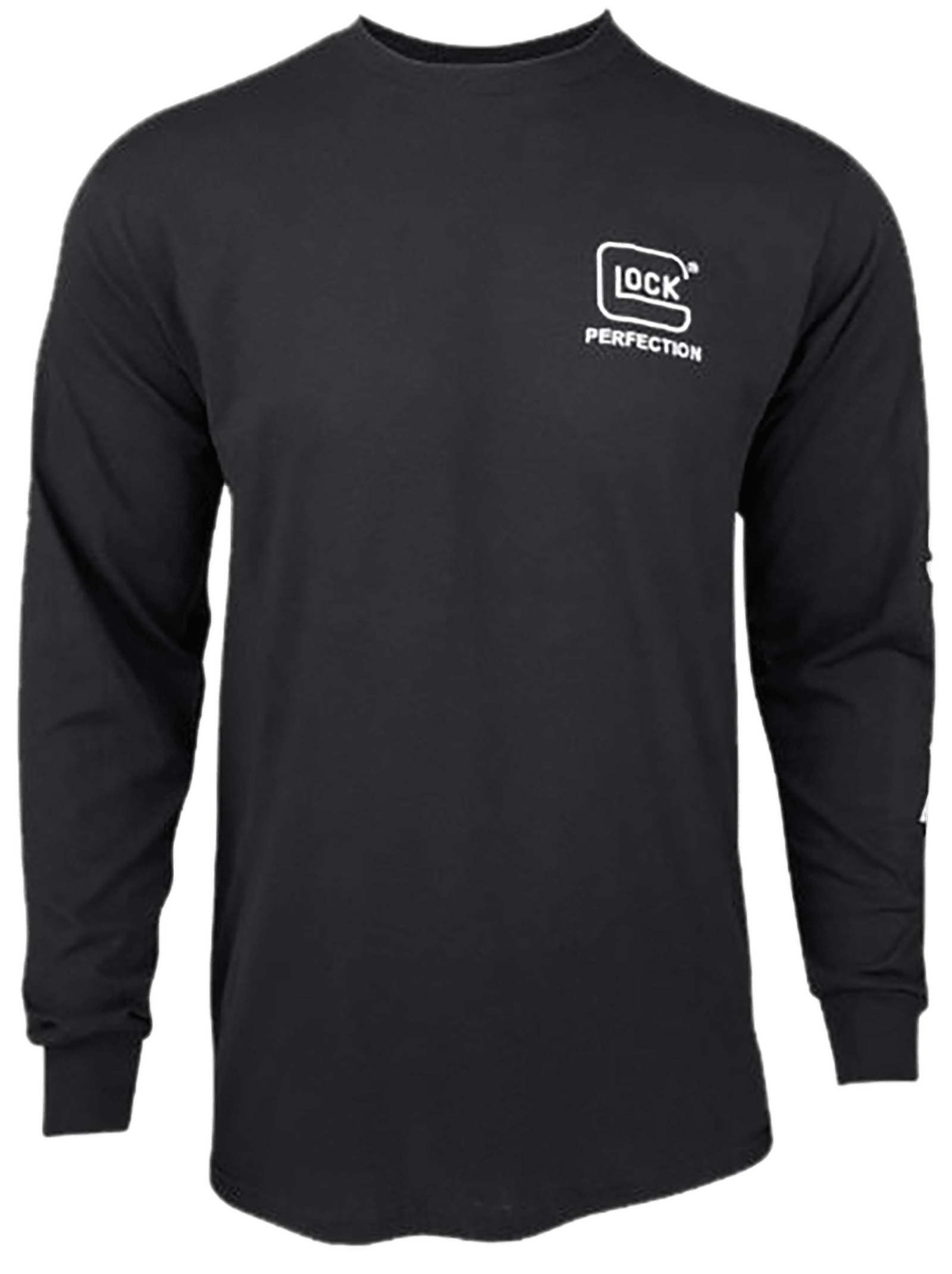 Glock AP96101 Perfection Long Sleeve Tee Black Pre-Shrunk Cotton Long Sleeve XL