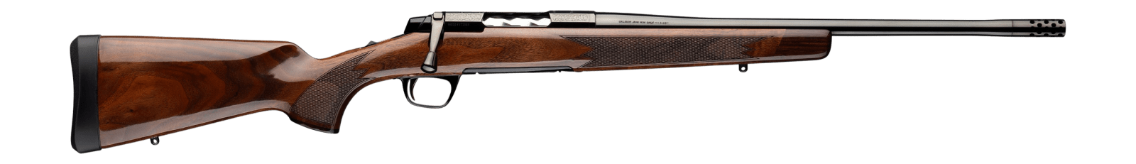 Browning 036145211 X-Bolt 2 Medallion SPR 243 Win 4+1 18" Gloss Blued Threaded Barrel & Steel Drilled & Tapped Receiver, Black Walnut Fixed Stock, Right Hand