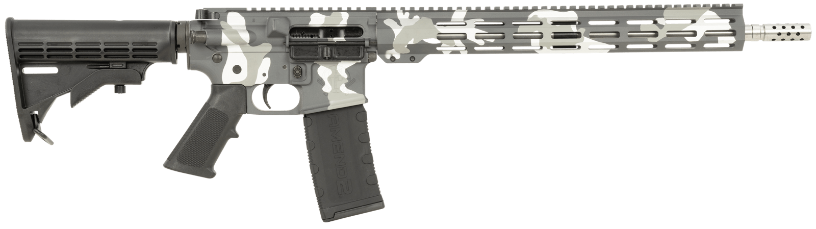 Great Lakes Firearms GL15223SSMU AR-15 Mission 223 Wylde 30+1 16", Urban Camo Rec/15" M-Lok Handguard, Black Carbine Stock & A2 Grip, Muzzle Brake