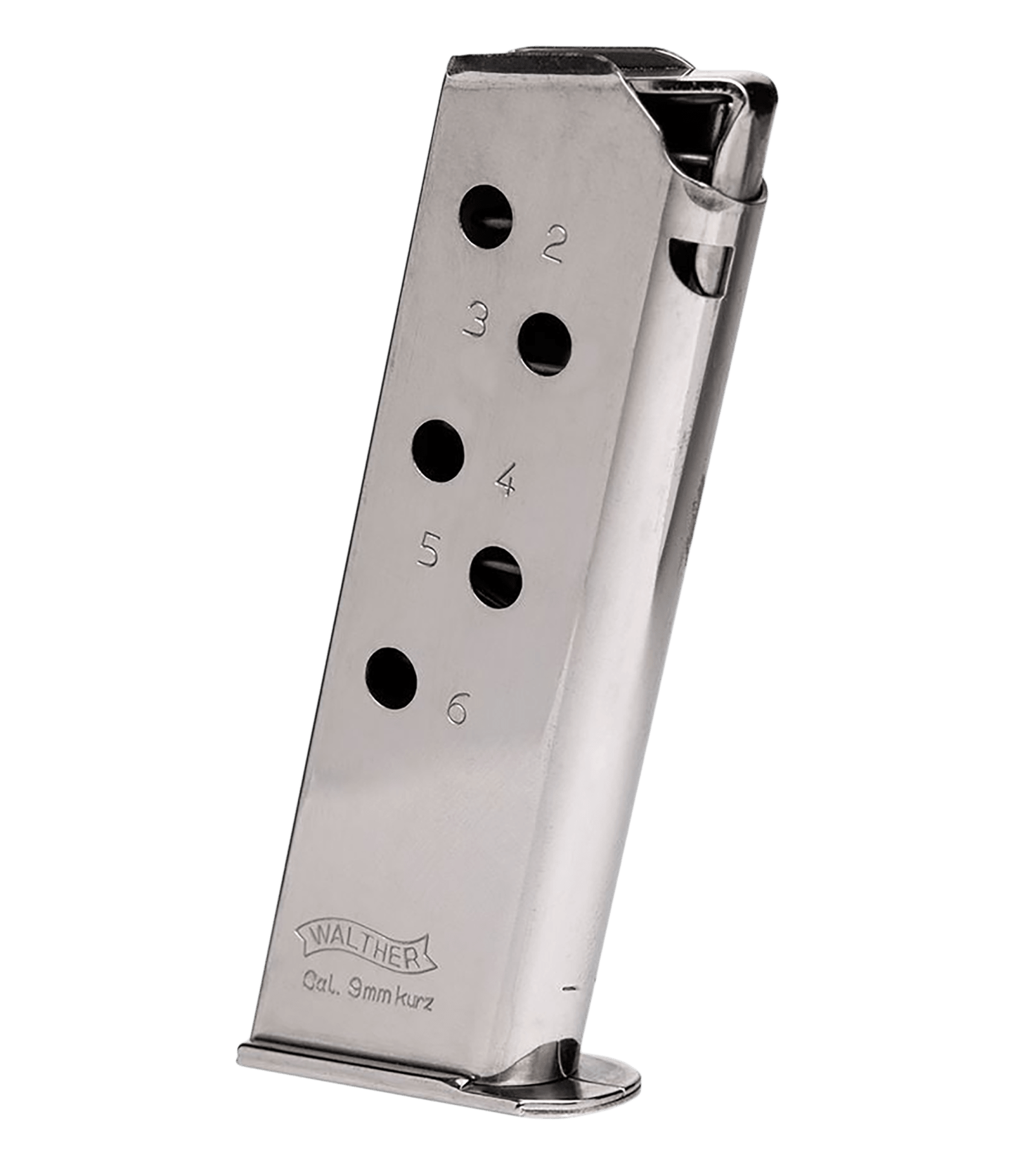 Walther Arms 2246009 PPK  6rd 380 ACP Stainless Steel