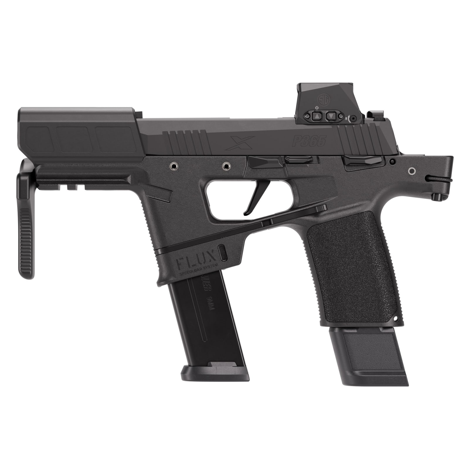 SIG P365 FLUX 9MM 6" 25RD KIT BRACE