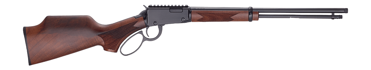 Henry H001PGH17H Sporter 17 HMR 12+1 18.50" Blued Threaded Barrel, Black Aluminum Receiver w/Picatinny Rail, American Walnut Fixed w/Pistol Grip Stock