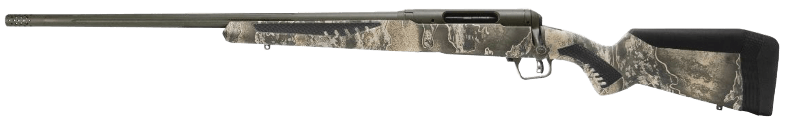 Savage Arms 57753 110 Timberline 243 Win 4+1 22", OD Green Cerakote, Realtree Excape Fixed AccuStock with AccuFit, Left Hand