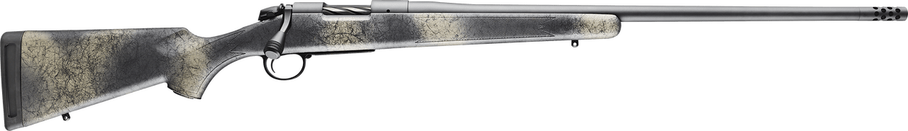 Bergara Rifles B14S521SP B-14 Wilderness Ridge SP 308 Win 4+1 18" Threaded, Sniper Gray Cerakote Barrel/Rec, SoftTouch Woodland Camo Synthetic Stock, Omni Muzzle Brake