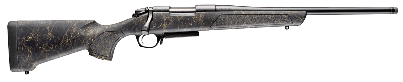 Bergara Rifles B14S904 B-14 Stoke 22-250 Rem 4+1, 20" Graphite Black Cerakote #4.5 Contour Threaded Barrel, Graphite Black Cerakote Steel Receiver, Black Webbed Tan Fixed w/SoftTouch Synthetic Stock