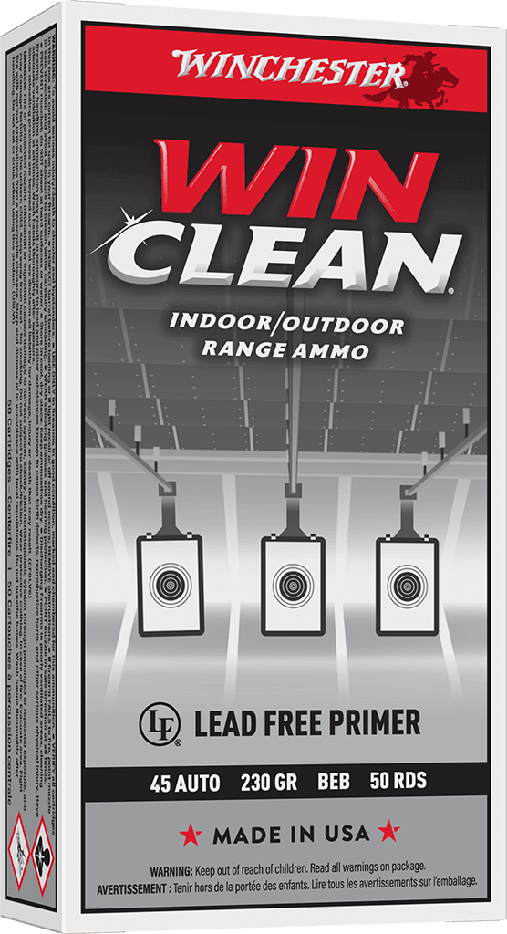 WINCHESTER 45 AUTO SUPER-X TARGET WINCLEAN 230 GR 50 RD/BX 10 BX/CS