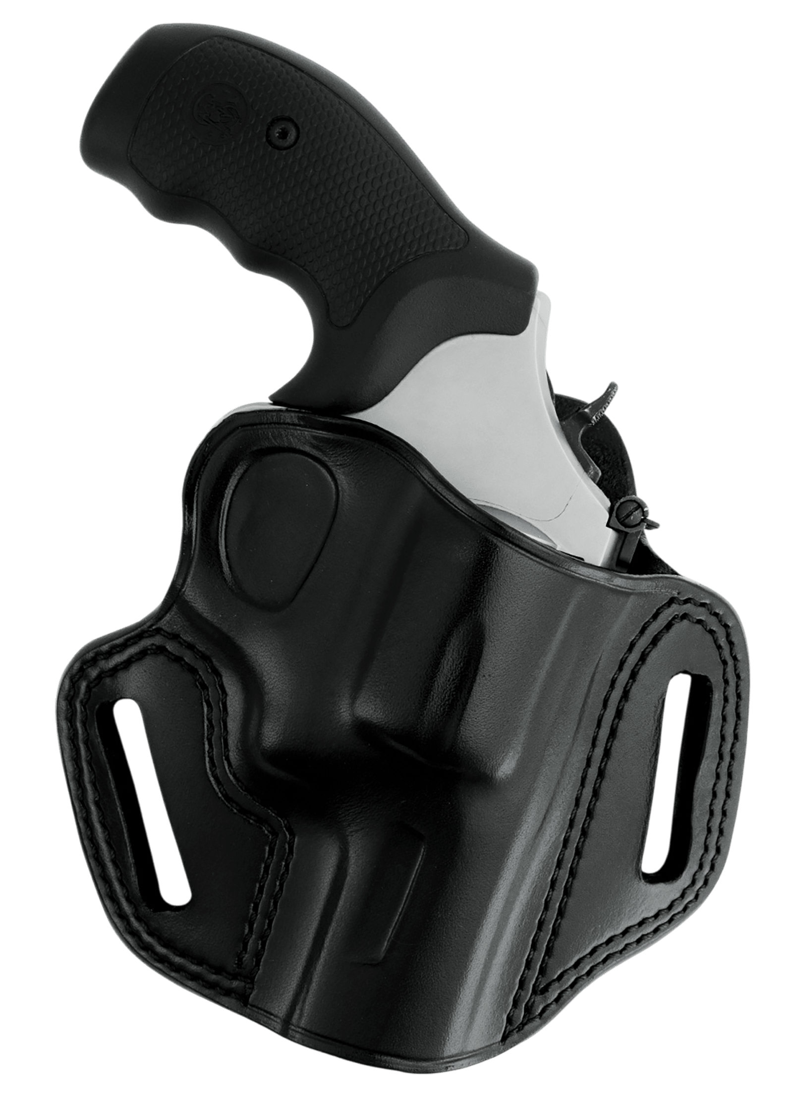 Galco CM192B Combat Master Belt Holster OWB Black Steerhide Fits S&W L Frame M686 3" Right Hand
