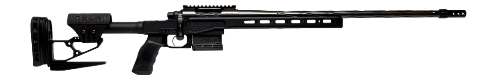 Horizon Firearms HRF-VAD-22CM-22R Vandal DM 22 Creedmoor 22" Black Chrome Spiral Fluted Threaded Barrel, Black Chrome Receiver w/Picatinny Rail, ARCA Rail, Black Anodized XLR Element 4.0 Aluminum Stoc