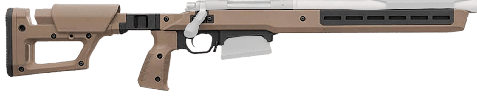 Magpul MAG1380FDE Pro 700 Lite LA Flat Dark Earth Long Action Ambidextrous