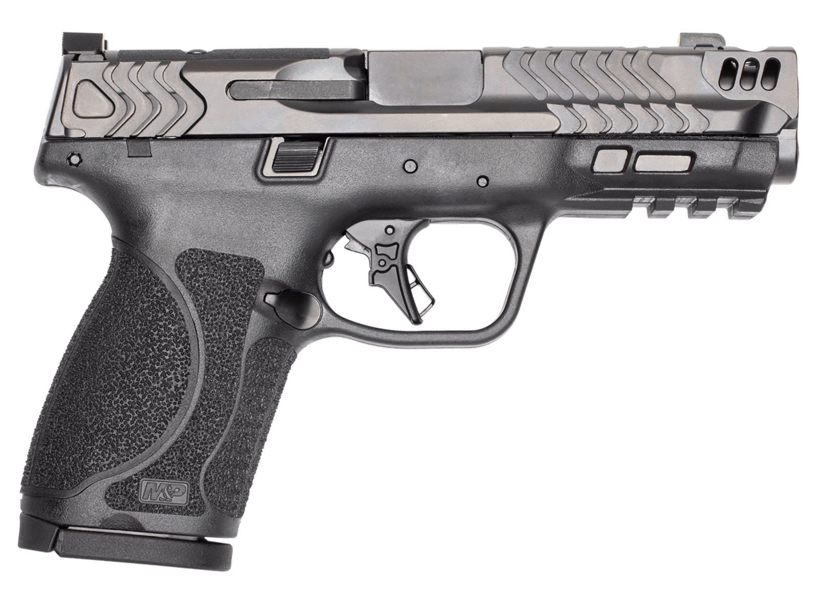 Smith & Wesson 13989 M&P9 2.0 Compact Frame 9mm 15+1 4.22" Stainless Armornite Gray Stainless Steel Slide Black Textured Grip