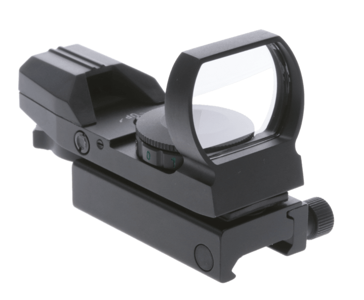 TruGlo TG-8360B Open Dot Sight  Black Anodized 1x 34mm 5 MOA Dual Illuminated (Green/Red) Multi Reticle