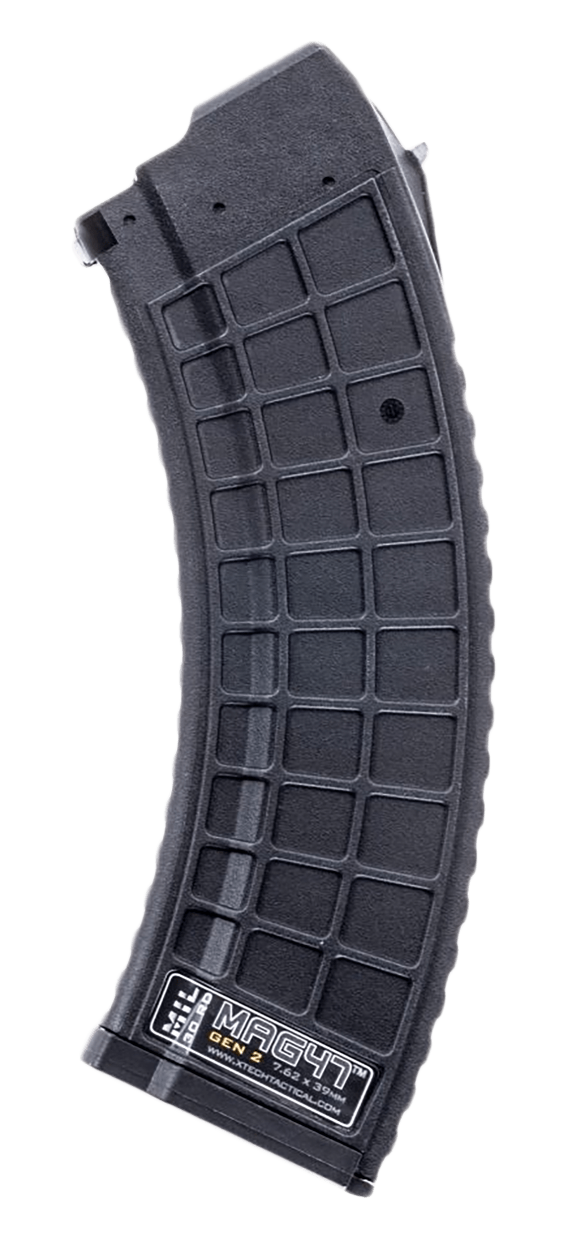 Xtech Tacitcal XTT135BLKELITE Elite 30rd 7.62X39 Fits AK-47 Black Stainless Steel