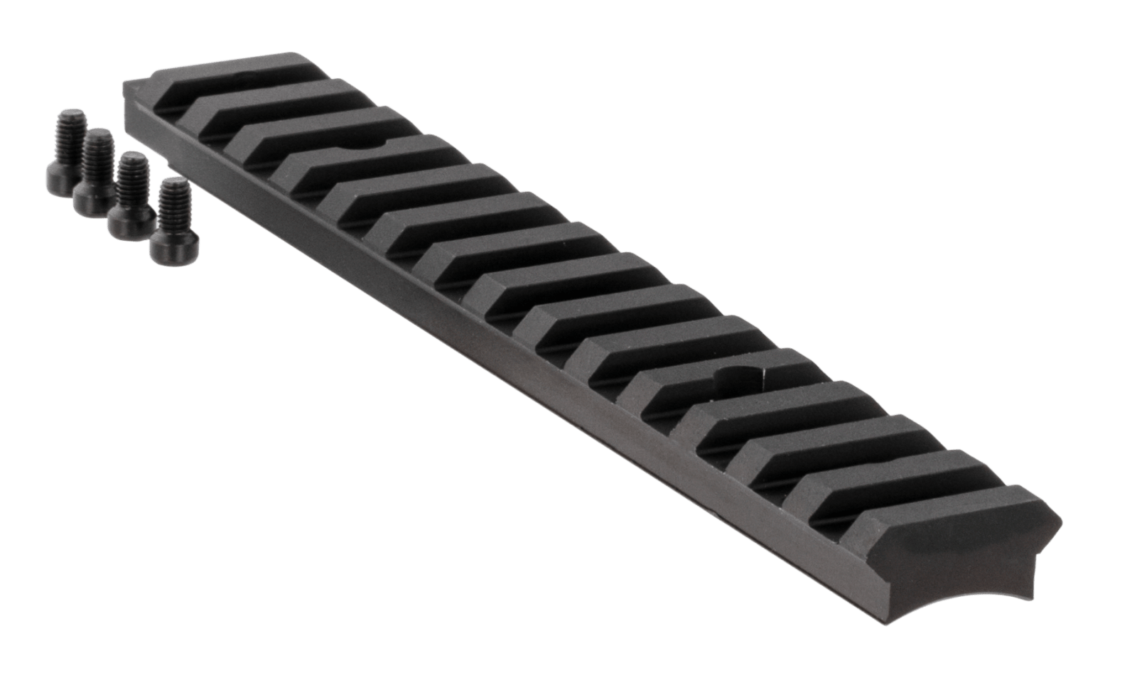Ruger 90671 Picatinny Rail  Black Anodized Aluminum Fits Ruger American Rifle Short Action