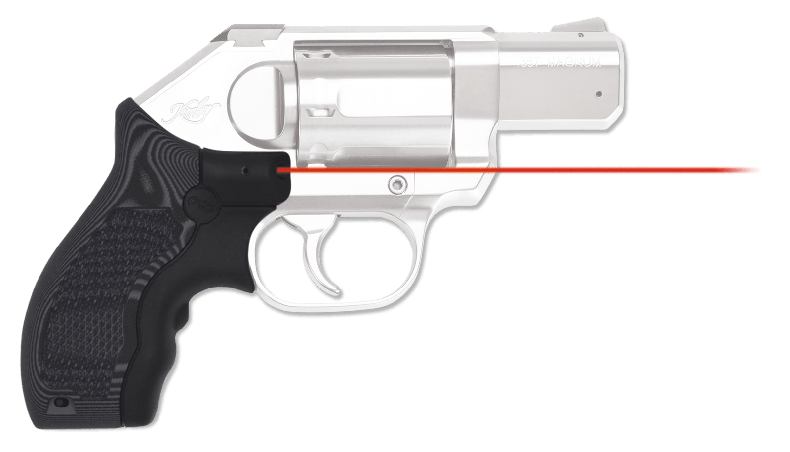 Crimson Trace 0185001 Lasergrips Master Series Kimber K6S, Red Laser Black/Gray G10