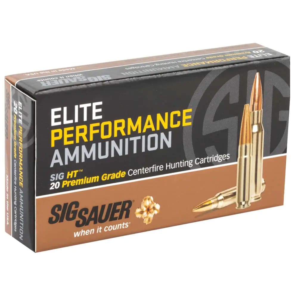 SIG SAUER ELITE HUNT 223 REM, 60GR 20RD BX