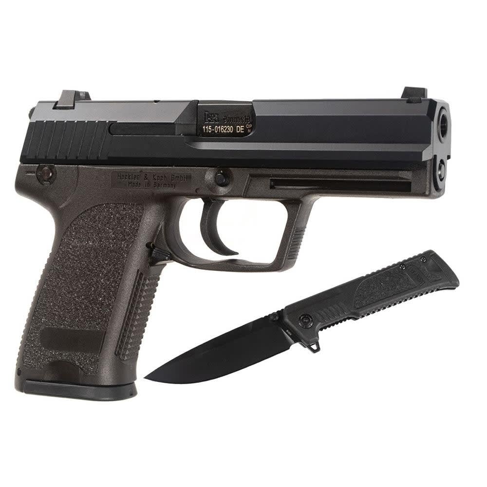 H&K P8 A1 Final Edition Handgun 9mm Luger 15rd Magazines (2) 4.25" Barrel Black with Case and Boker Knife