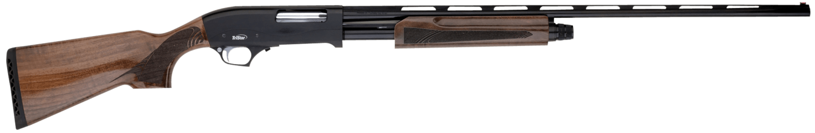 TriStar 23143 Cobra III Compact 410 Gauge Pump 3" 5+1 24" Black Vent Rib Barrel, Black Steel Receiver, Fixed Walnut Stock, Beretta/Benelli Choke Tubes, Right Hand