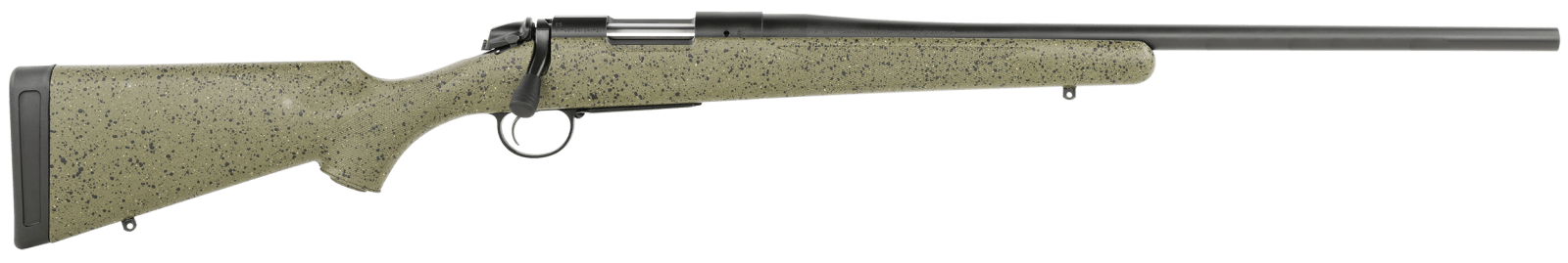 Bergara Rifles B14S103C B-14 Hunter 243 Win 4+1 22", Graphite Black Cerakote Barrel, SoftTouch Speckled Green Stock
