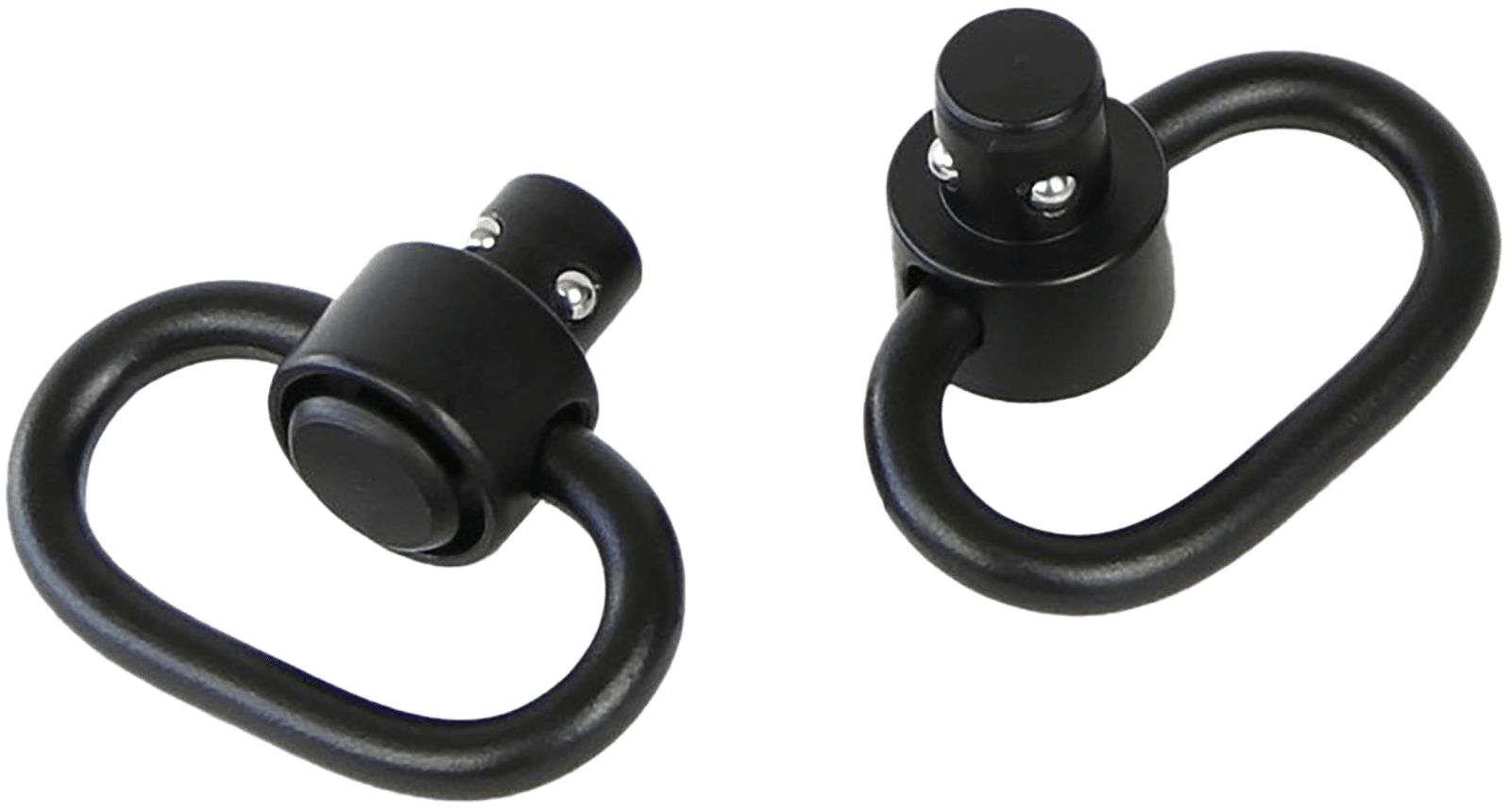 Bulldog BD884 Deluxe Push Button Swivel Black 1.25" Steel