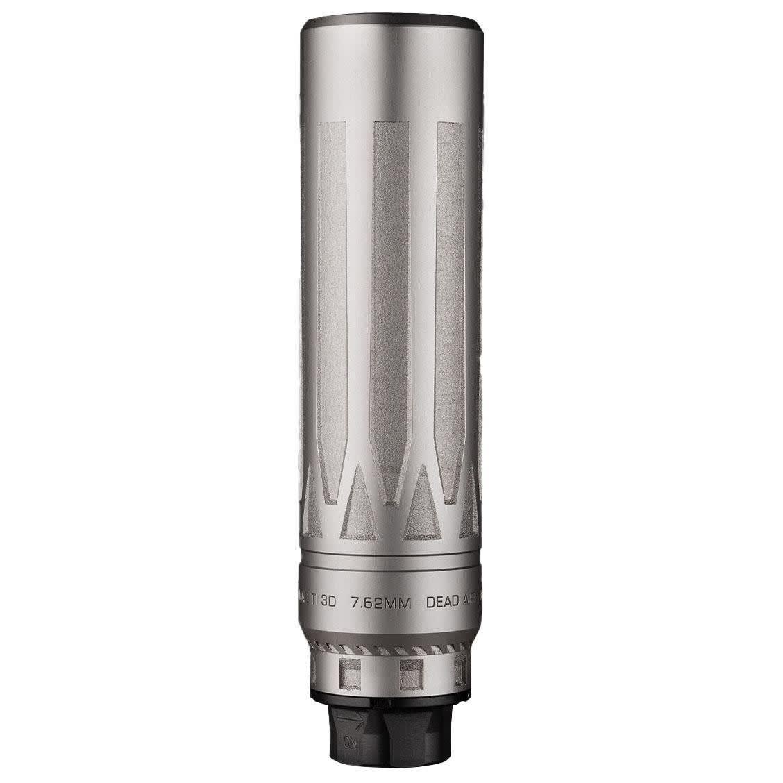 Dead Air Nomad-Ti XC Silencer w/Direct Thread 5/8-24 HUB Mount 7.62mm(.30 Cal) Silver