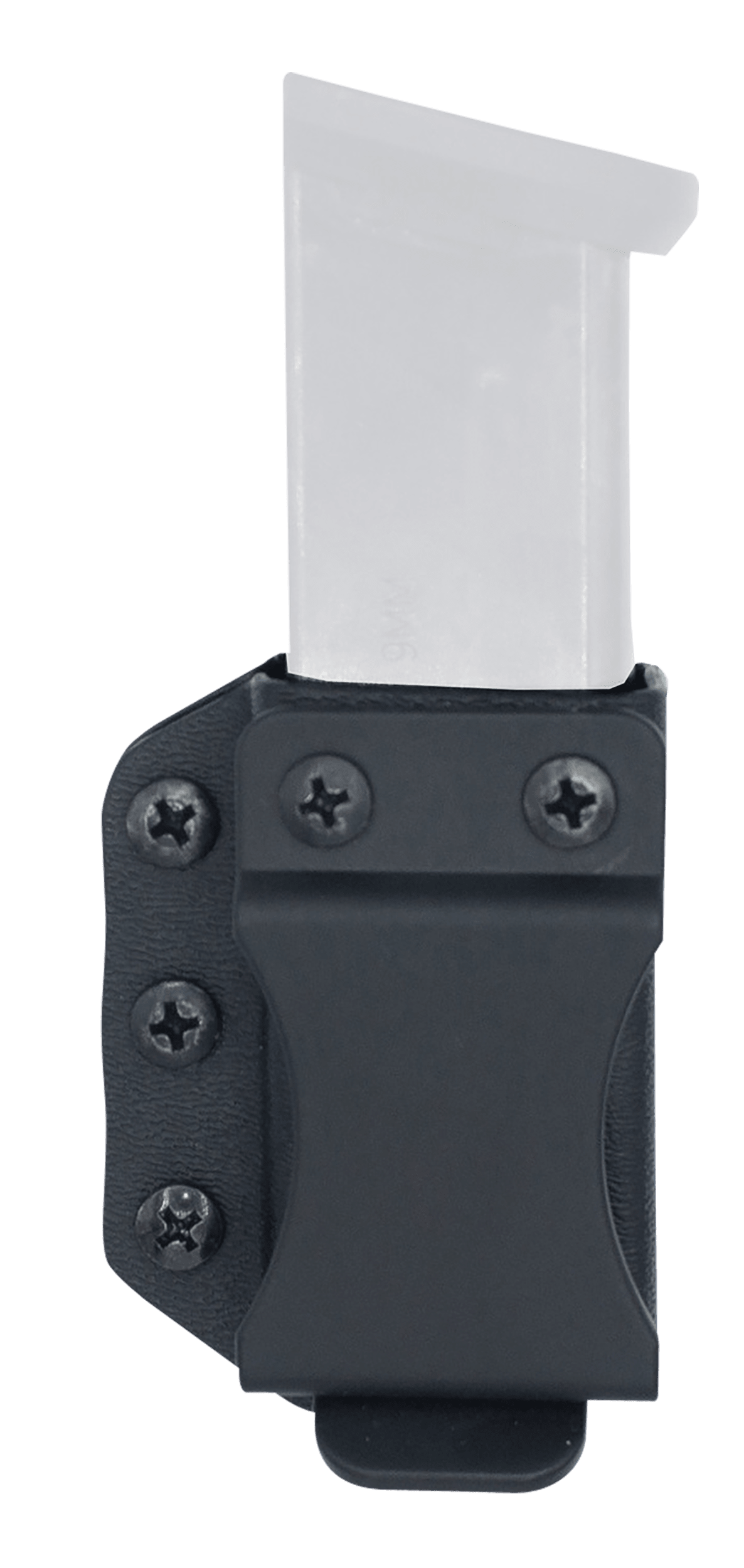 DeSantis Gunhide A100KJKKZ0 Persuader Mag Pouch IWB/OWB Black Kydex Belt Clip Compatible w/ Sig P365, Kimber R7 Mako Ambidextrous