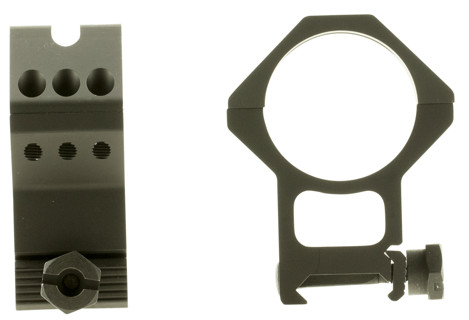 Weaver Mounts 99686 Six-Hole Skeleton Rings  Matte Black 34mm Extra Extra High