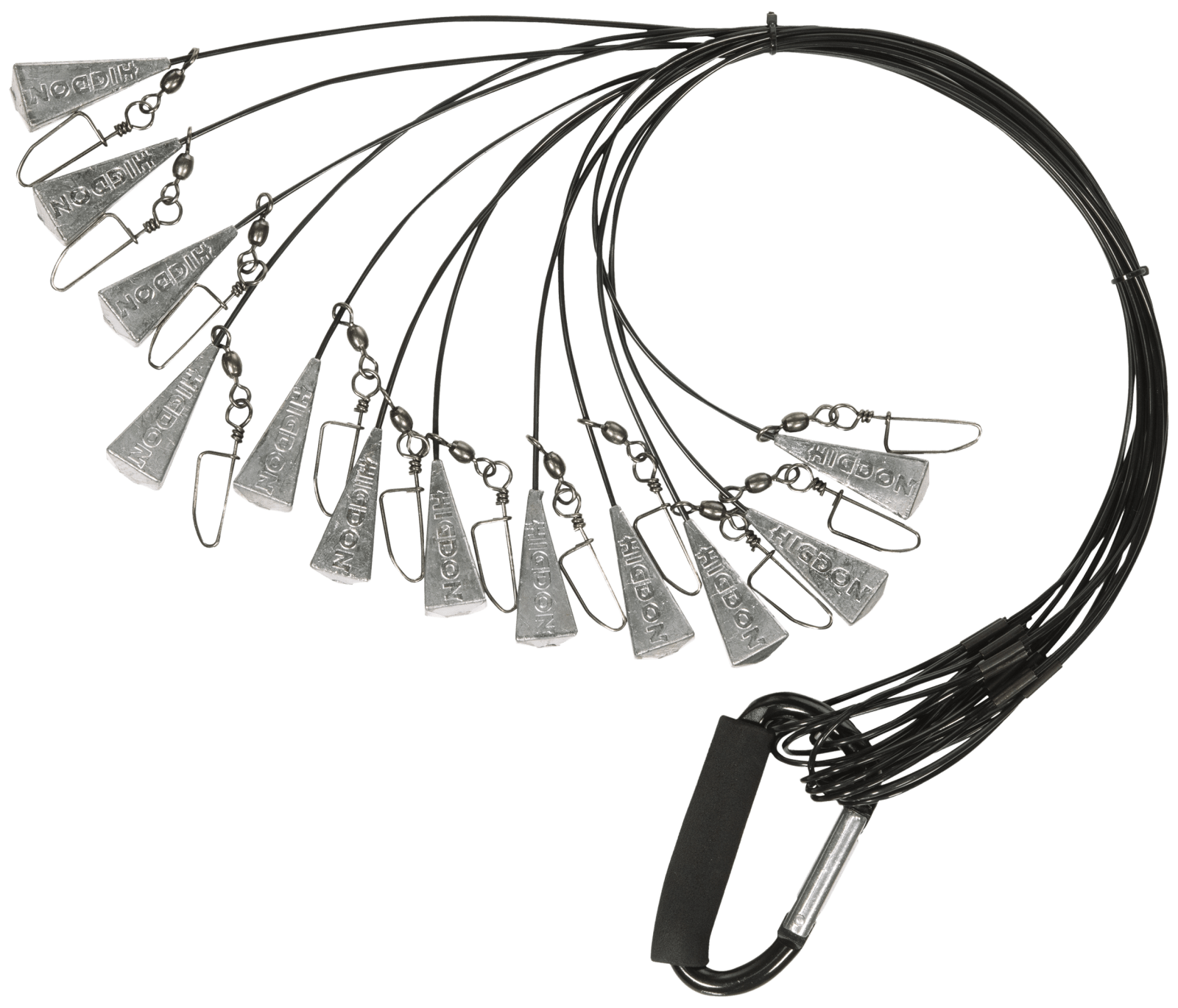 Higdon Outdoors 30321 Battleship Rig  Black 18" Long 12 Pack