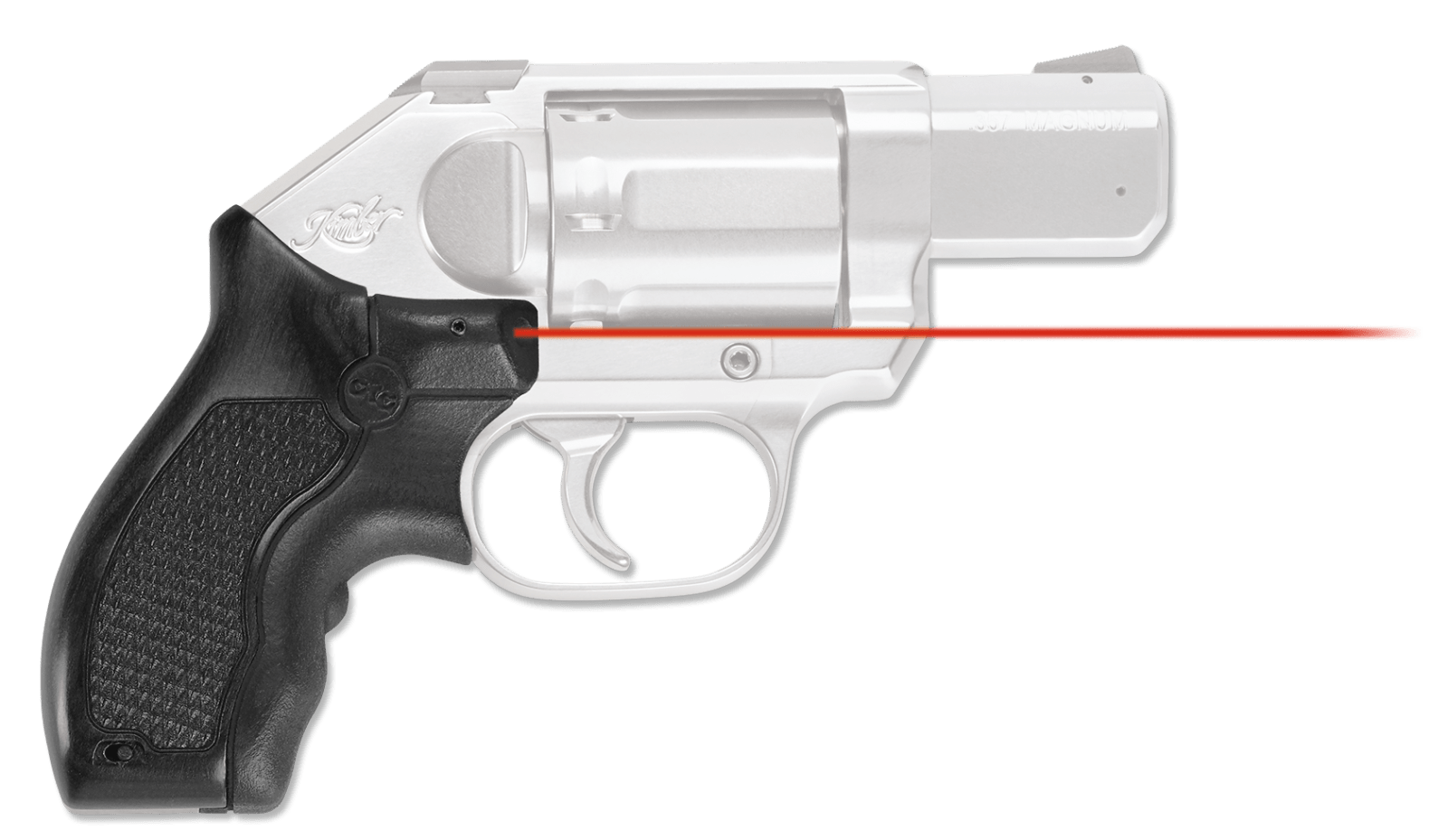 Crimson Trace 0153301 Lasergrips Master Series Kimber K6S, Red Laser Slatewood
