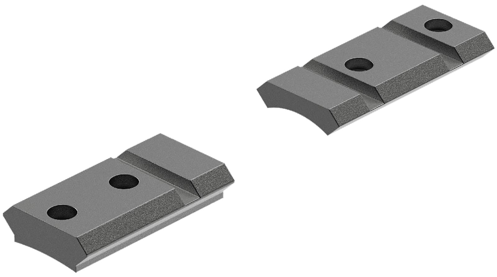 Leupold 49841 QRW Cross-Slot Base Set Matte Black Remington 700