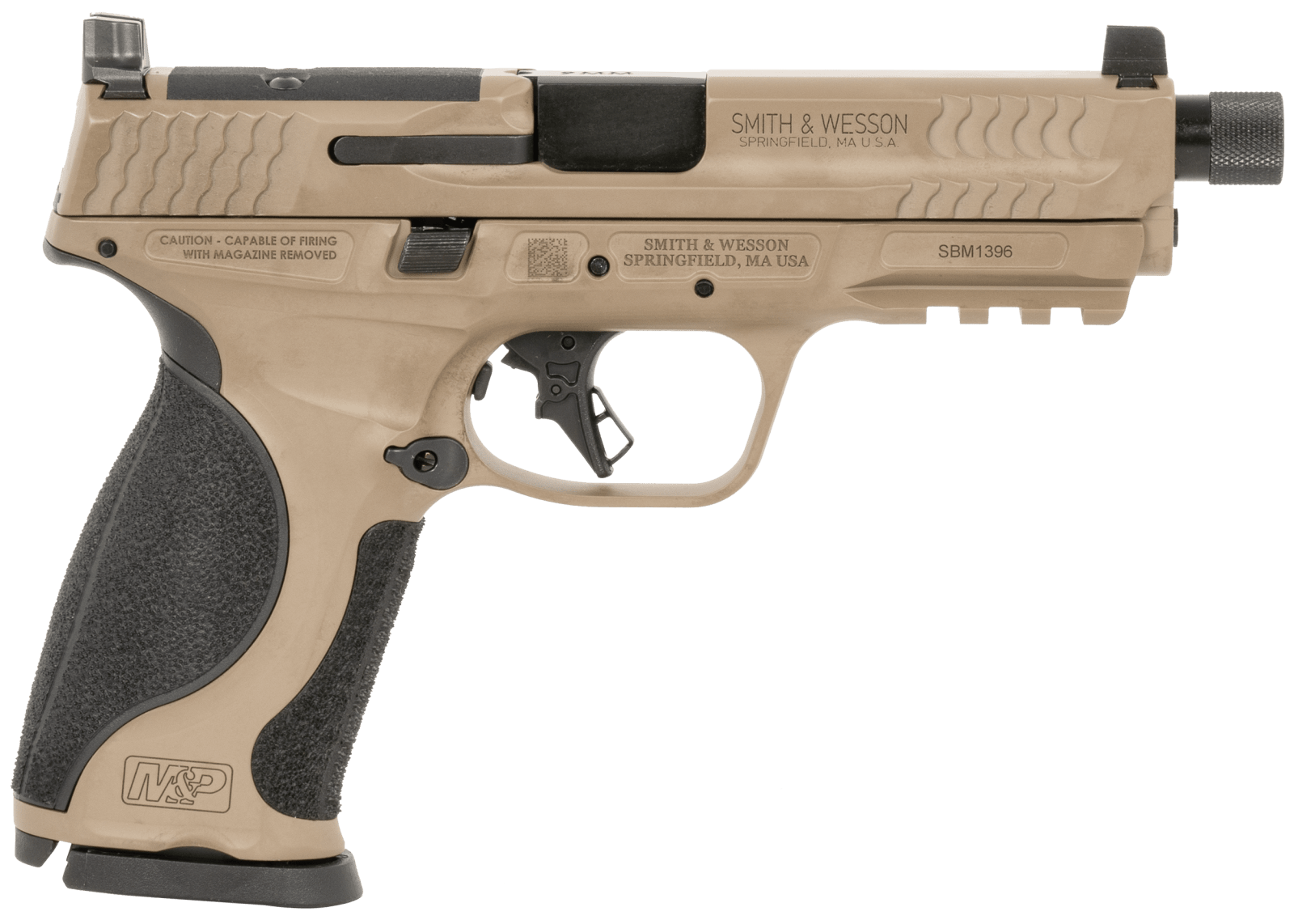 S&W M&P9 14163 M2.0 9MM 4.625 17R OR TB FDE