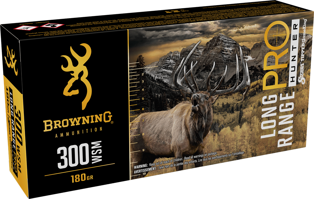 Browning Ammo B192530002 Long Range Pro 300WSM 180gr 20 Per Box/10 Case