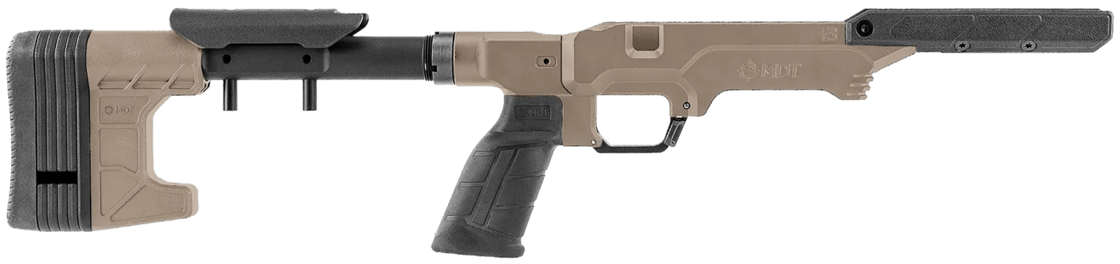 Mdt Sporting Goods Inc 114640FDE The Worker LSS Gen3 Kit Flat Dark Earth Fits Tikka   T3/T3X Short Action