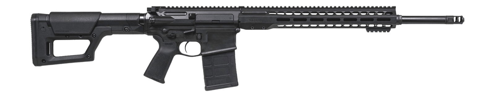 Barrett 18836 REC10 LR 308 Win 20+1 20" Black Match Grade Threaded Barrel, Black Cerakote Aluminum Receiver w/Picatinny Rail, M-LOK Handguard, Magpul MOE Black Polymer Stock & Grip, Ambidextrous