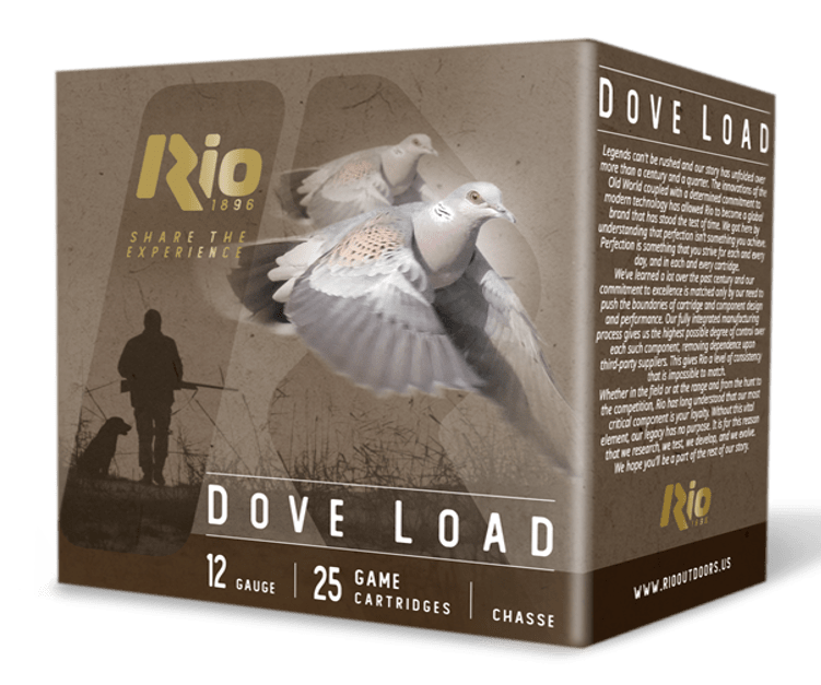 RIO RDL2875    DOVE LOAD 12G  2-3/4  7-1/2   25/10