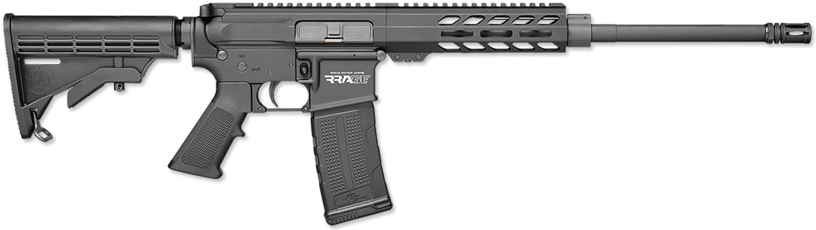 Rock River Arms DS1850 LAR-15M Rrage 223 Rem,5.56x45mm NATO 16" 30+1 Black 6 Position Stock