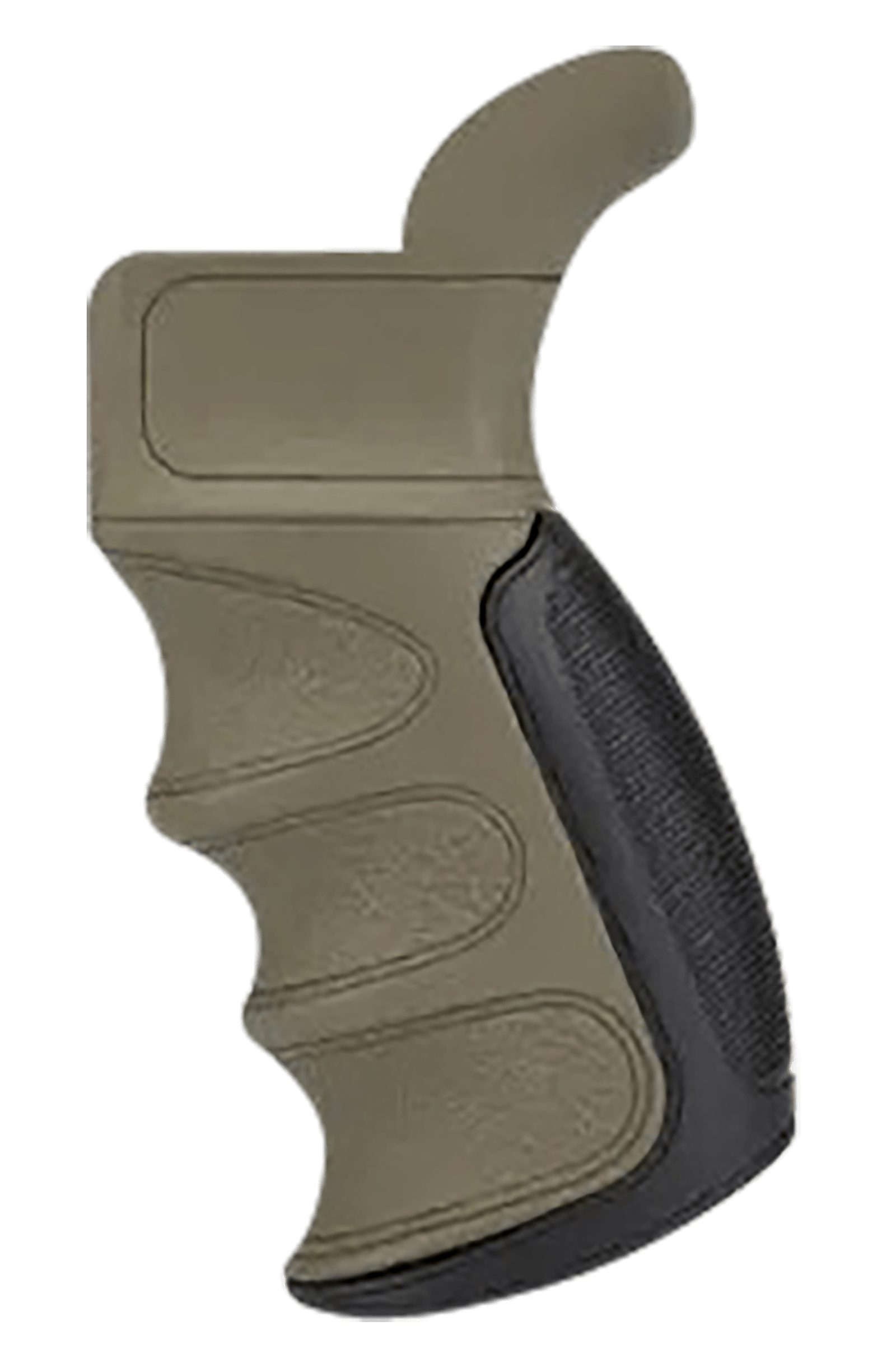 ATI Outdoors A5202347 X1 Flat Dark Earth Suregrip Rubber with Finger Grooves Fits AR Platform