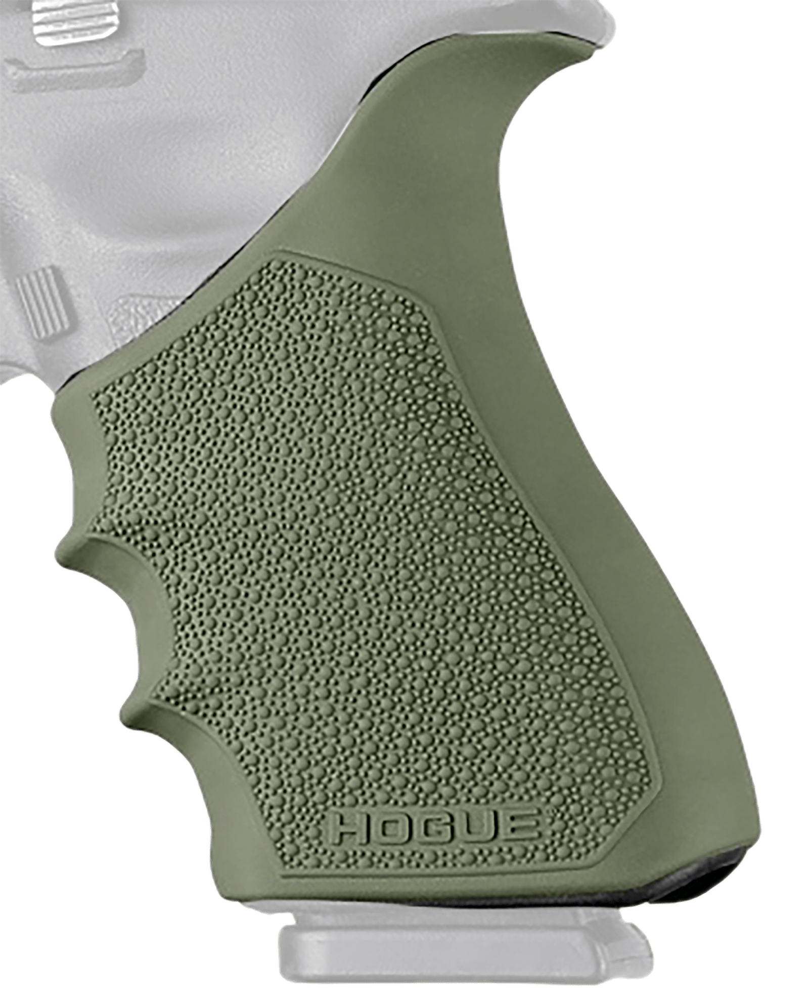 Hogue 17031 Grip Sleeve Handall Beavertail OD Green Rubber